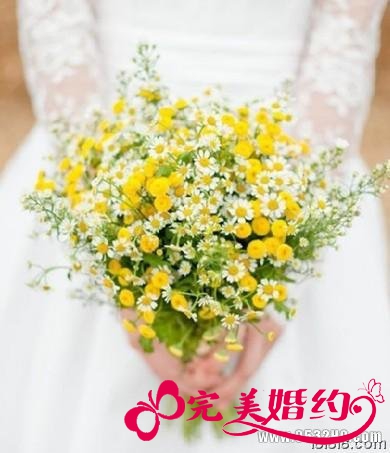  雏菊系列新娘手捧花