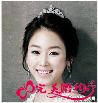 公主气质可爱新娘发型图片 让新娘更抢眼