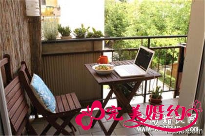 小户型家庭装修阳台设计1