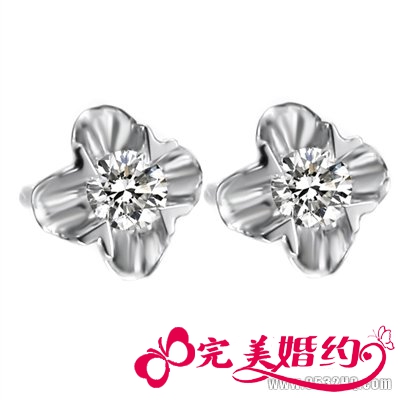精致好看的钻石耳钉 完美呈现“女神范”