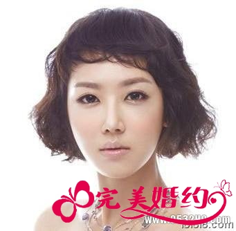 时尚新娘短发发型图片1
