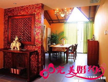 异域情调的东南亚风格婚房设计