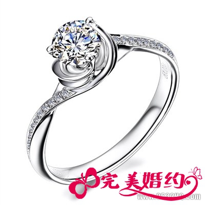挚爱经典系列 善爱 — 18K金 钻石女戒 ［G0290］